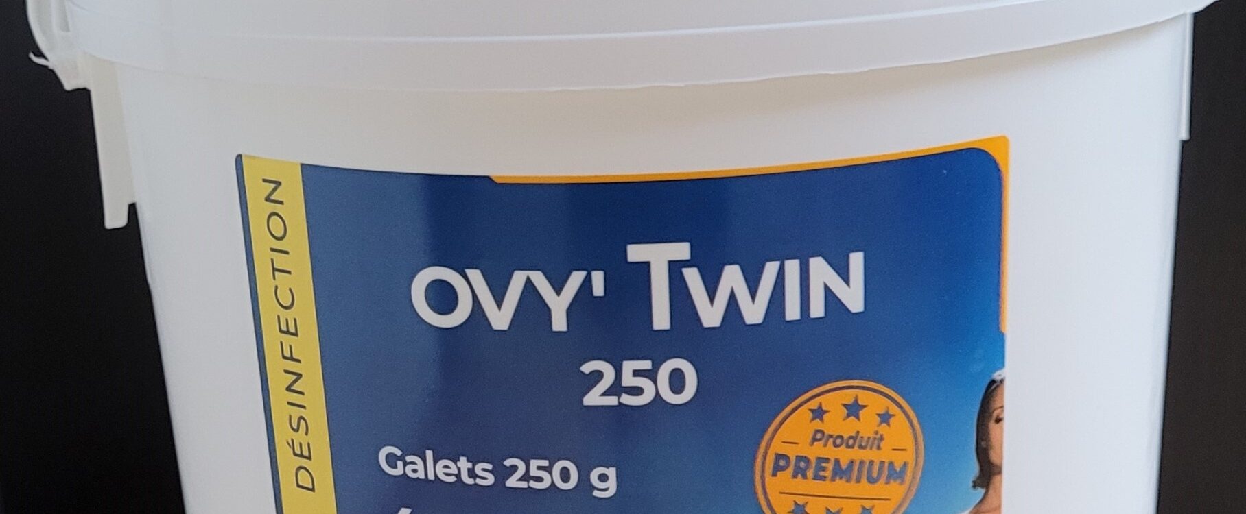 Désinfectant enrichi à l&#8217;oxygène actif &#8211; OVNY&#8217;Twin &#8211; Galet 250g &#8211;  4,5kg Audincourt