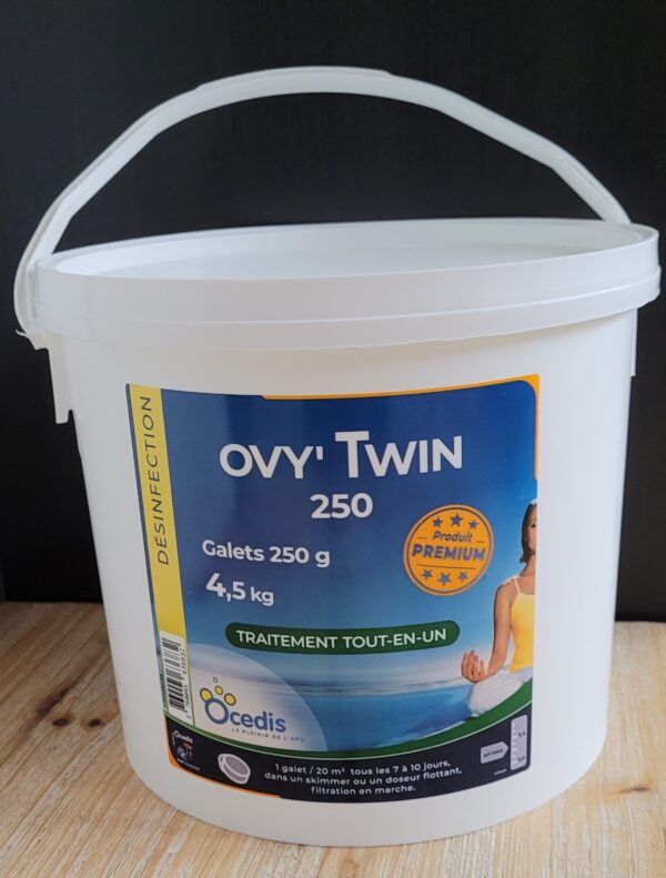 Désinfectant enrichi à l&#8217;oxygène actif &#8211; OVNY&#8217;Twin &#8211; Galet 250g &#8211;  4,5kg Audincourt 0